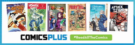 Comics Plus E-Resource Logo