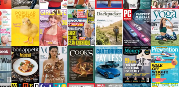 Covers of e-Magazines from Wisconsin's Digital Library or Libby