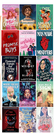 Decorative image of bookcovers